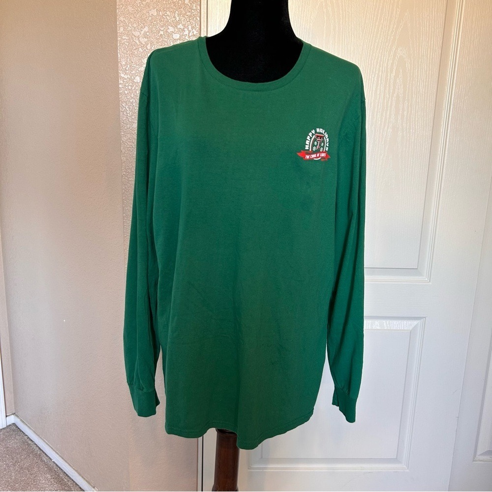 The‎ Carol of Lights Texas Tech Green Christmas Shirt Size Large